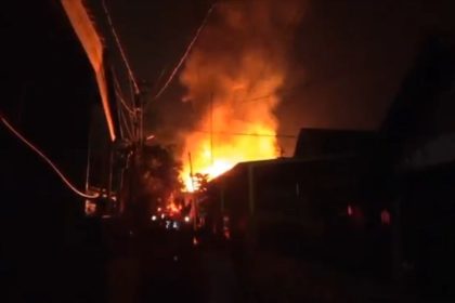 3 Rumah Terbakar di Rappocini Makassar
