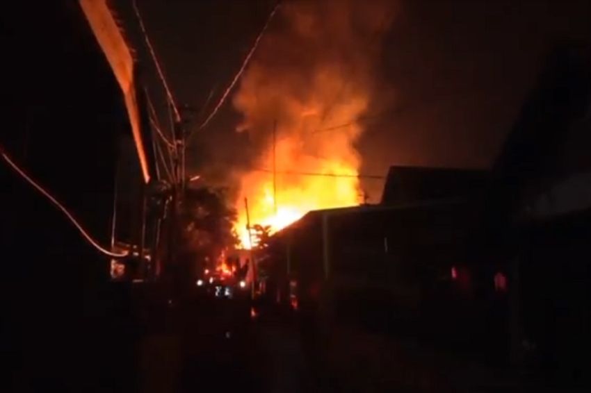 3 Rumah Terbakar di Rappocini Makassar