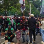 Demo Ojol di Monas