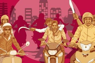 Geng Motor Serang Brutal di Makassar