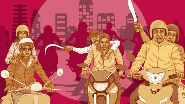 Geng Motor Serang Brutal di Makassar