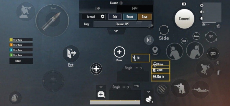 Setting Custom Layout 4 Jari PUBG Mobile