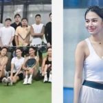 azizah salsha dan philo main padel