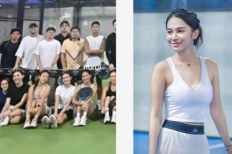 azizah salsha dan philo main padel
