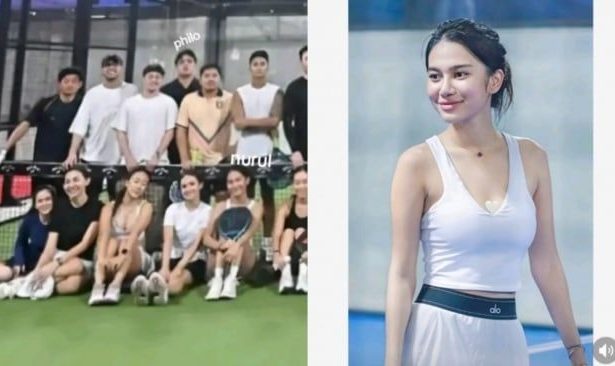 azizah salsha dan philo main padel