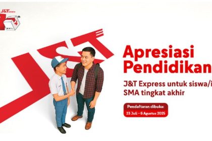 J&T Express Buka Beasiswa Rp100 Juta untuk Siswa SMA dan SMK